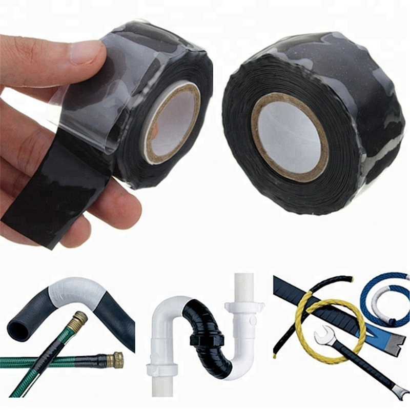 self fusing waterproof rubber silicone tape for pools 0.5mm*25mm*3m