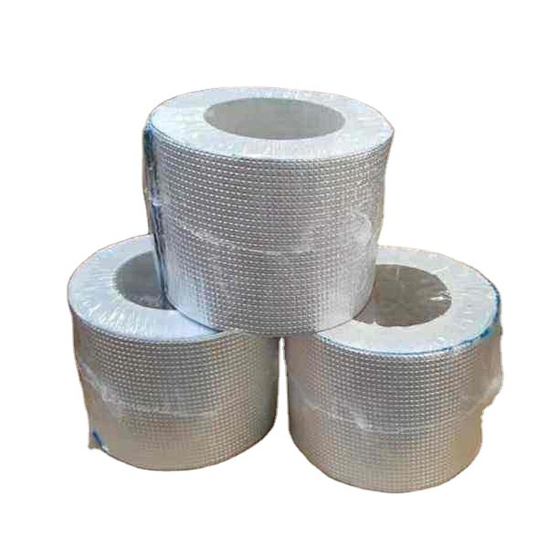 UV-resistant waterproof butyl single sided adhesive aluminium foil tape for roof wall pipe metal wood  water leak