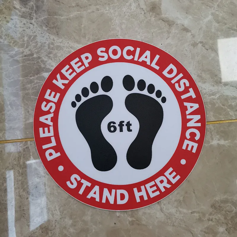 adesivos para piso floor tile sticker social distancing floor stickers