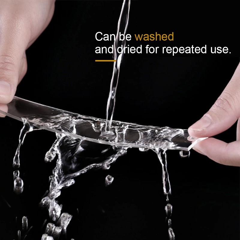 Customized color washable sticky tape anti slip roll adhesive pu nano grip tape