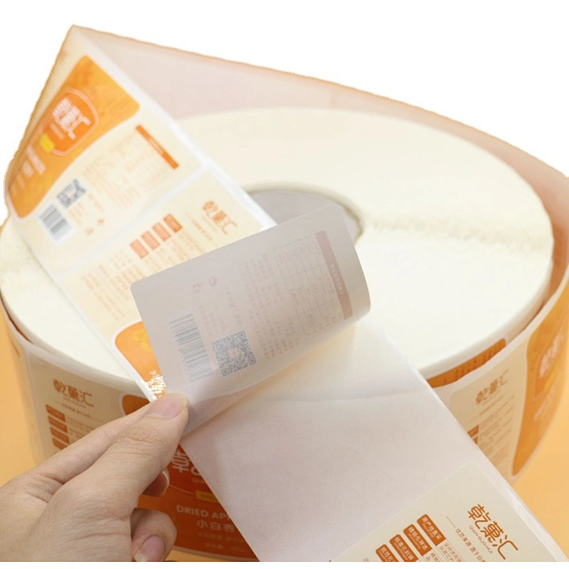 Custom label die cut stickers for label printer
