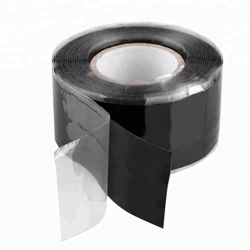 self fusing silicone tape  rubber repair tape 0.5mm*25mm*3meters Black