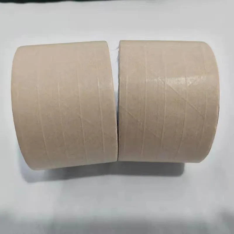 Environmentally friendly water-activated reinforced kraft paper tape for package