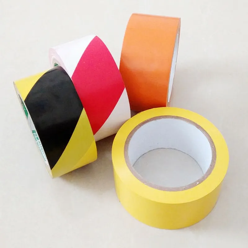 PVC material  floor marking tape Solvent Rubber adhesive