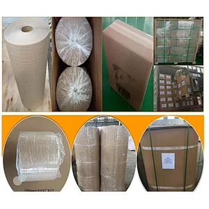 Environmentally friendly water-activated reinforced kraft paper tape for package