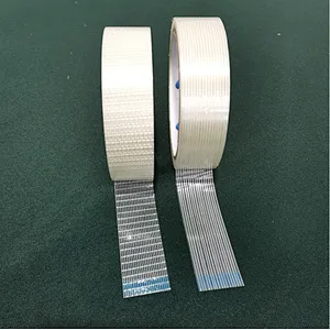 Reinforced Polyester Cross Fiberglass filament tape PET/BOPP film based fiber glass tape Non-Residual