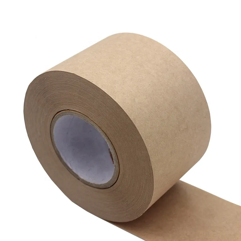 Environmentally friendly water-activated reinforced kraft paper tape for package