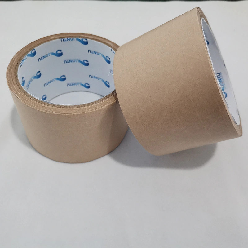Environmentally friendly water-activated reinforced kraft paper tape for package