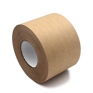 Printed Packaging Tape Brown Kraft Paper Gummed Adhesive Tape Sealing Tape