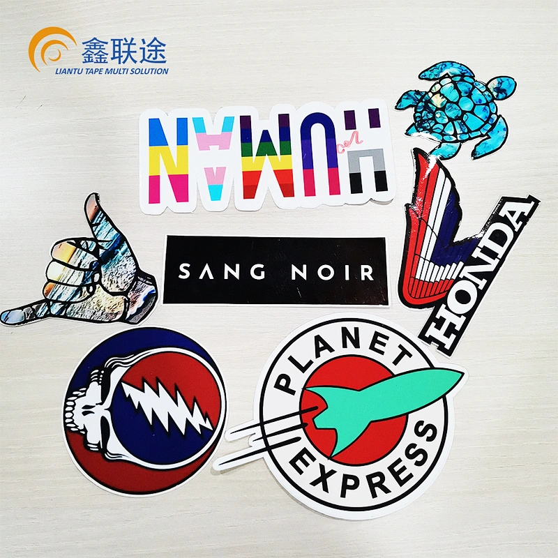 Waterproof Die Cut Custom Label Logo Transparent Car Decoration Stickers Papers Anime Stickers