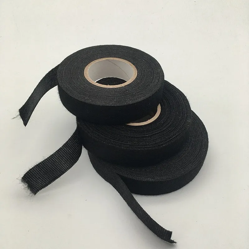 Polyester Fleece Black Cloth Wire Harness Tape