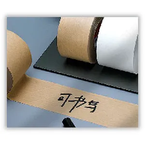Fiber Reinforced brown and white kraft paper tape