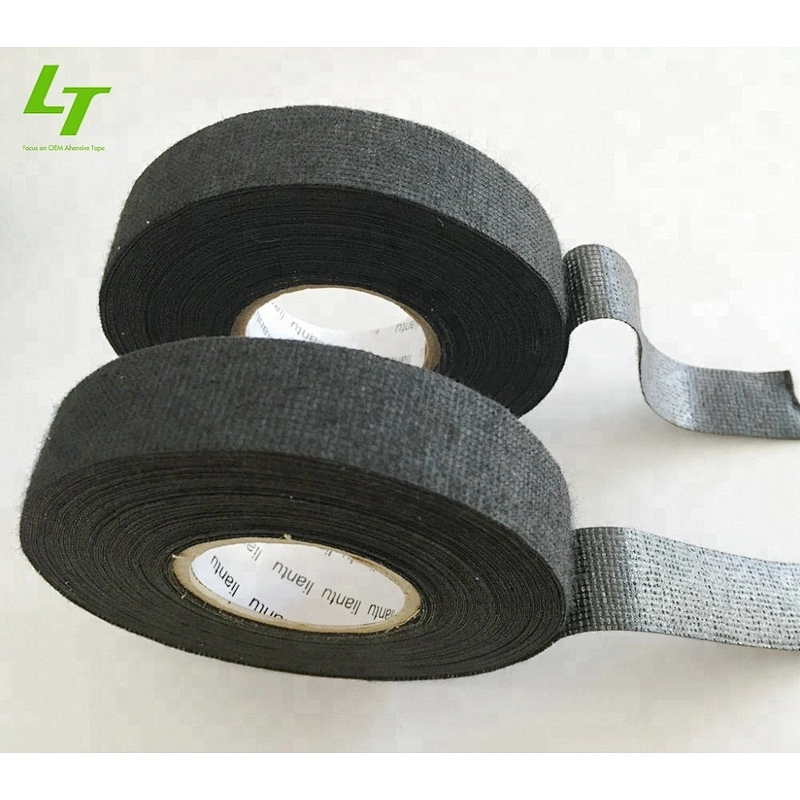 Polyester Fleece Black Cloth Wire Harness Tape