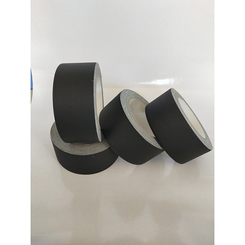 Single Side adhesive Tape 2Inch * 33Yards Strong Matte Gaffer Tape Black Duct Cloth Adhesive Tape