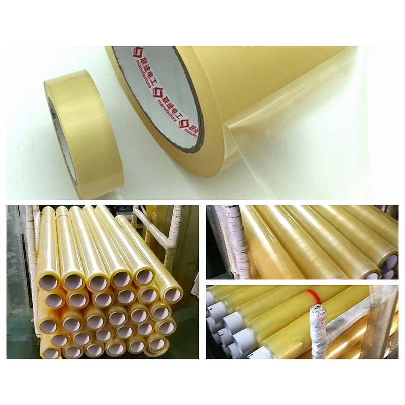 Flame-retardant insulated transparent PVC electrical tape with good adhesion and resilience