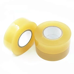 Flame-retardant insulated transparent PVC electrical tape with good adhesion and resilience