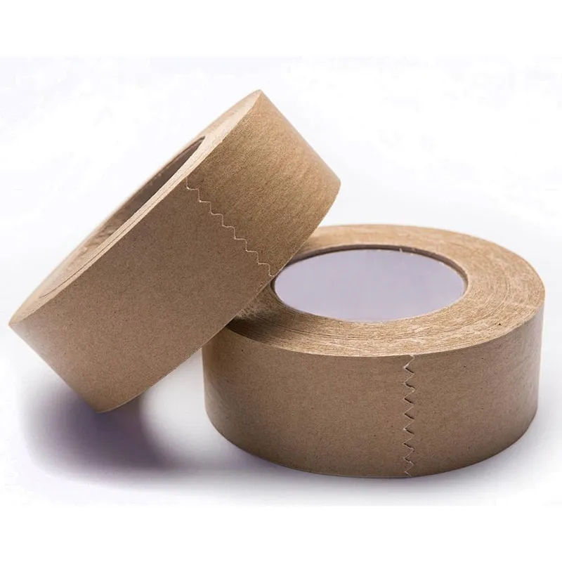 Water -activated Logo printed tape Reinforce Kraft Gummed Paper Tape