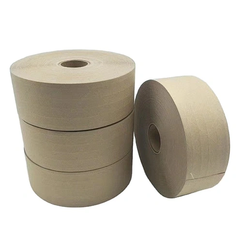 Printed Packaging Tape Brown Kraft Paper Gummed Adhesive Tape Sealing Tape