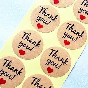 Custom label die cut stickers for label printer