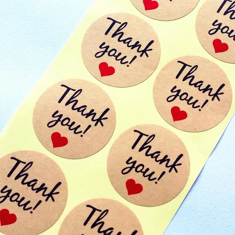 Custom label die cut stickers for label printer