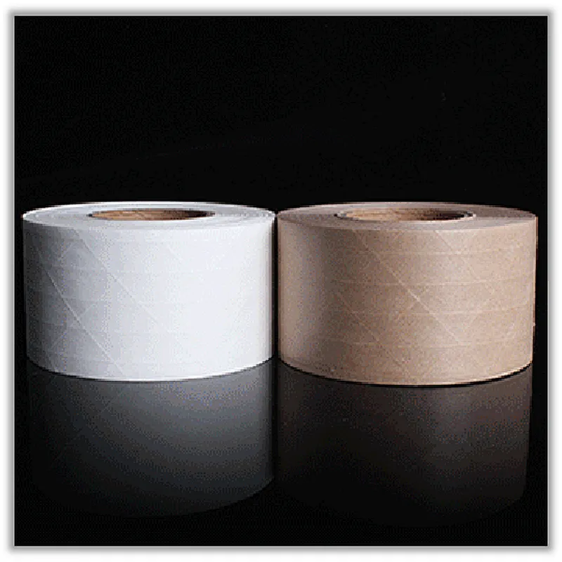 Printed Packaging Tape Brown Kraft Paper Gummed Adhesive Tape Sealing Tape