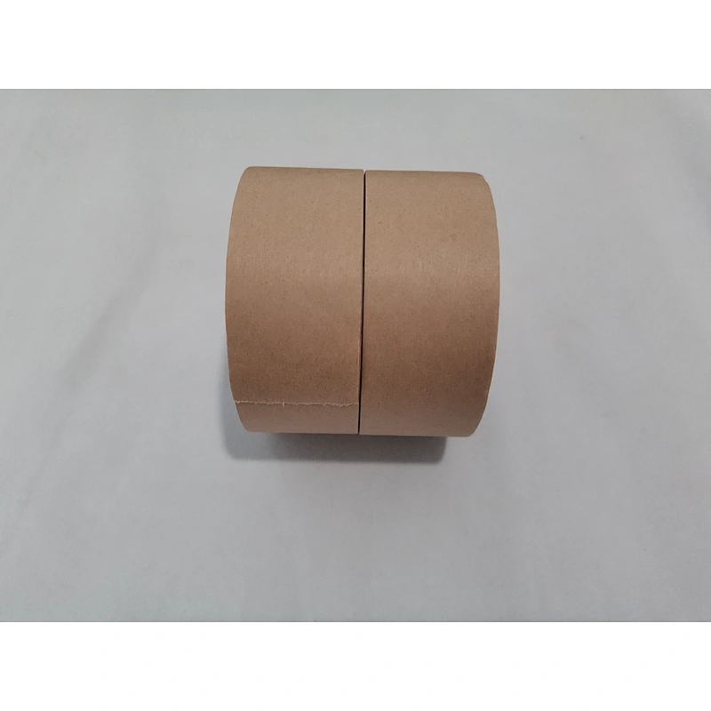 Wet water fiber reinforced brown custom logo printed gummed Kraft paper packing package tape