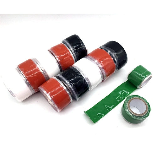 silicon rubber self adhesive tape hose leak waterproof high pressure plumbing repair tape silicone self fusing tape