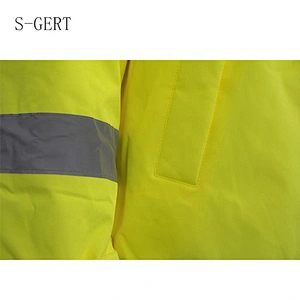 New Model Custom Hooded Windproof High Visibility Rescue Life Reflective Jacket