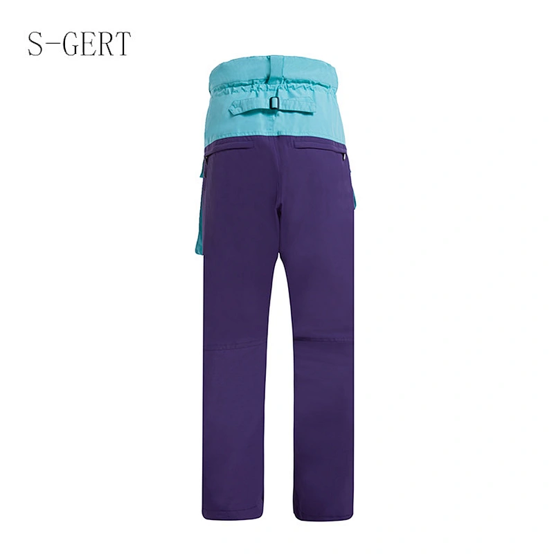 Custom Waterproof Windproof ski pants with Heated in skating women lady