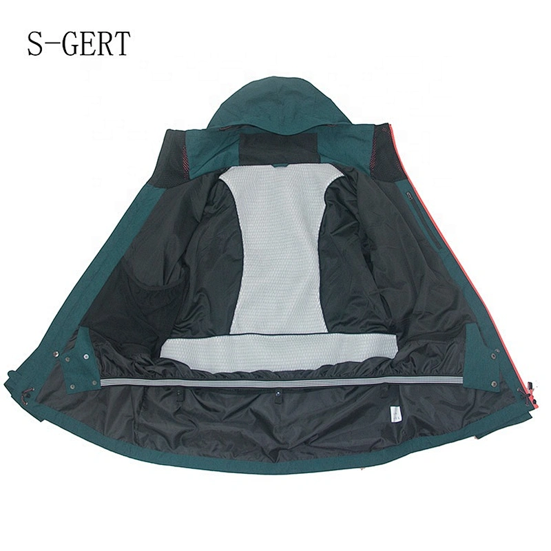 Wholesale Fashion Polyester Waterproof 20000M Hooded Heated Windcheater Custom Wind Breaker Jacket