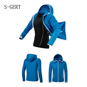Custom Hooded Zipper Breathable Waterproof Jacket Thin Sports Windbreaker Winter Dry Jacket Men