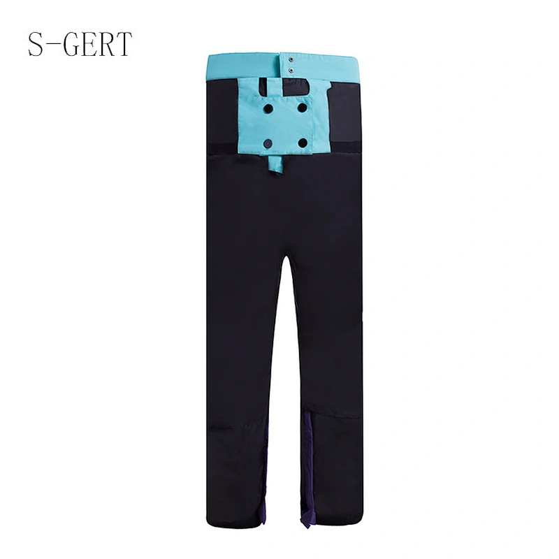 Custom Waterproof Windproof ski pants with Heated in skating women lady