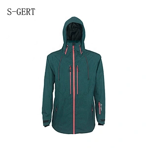 Wholesale Fashion Polyester Waterproof 20000M Hooded Heated Windcheater Custom Wind Breaker Jacket