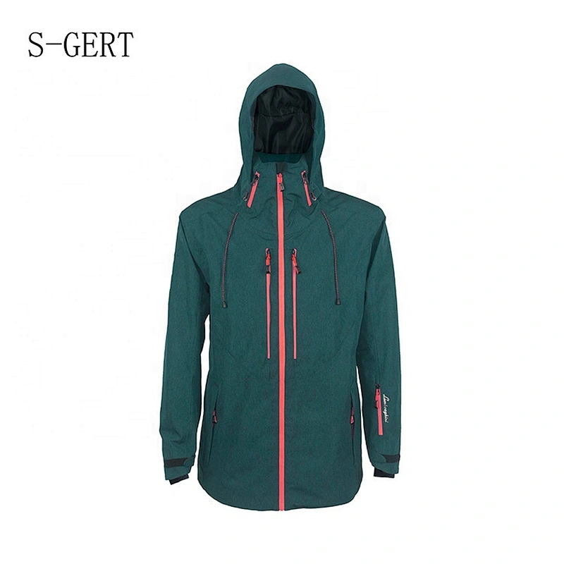 Wholesale Fashion Polyester Waterproof 20000M Hooded Heated Windcheater Custom Wind Breaker Jacket
