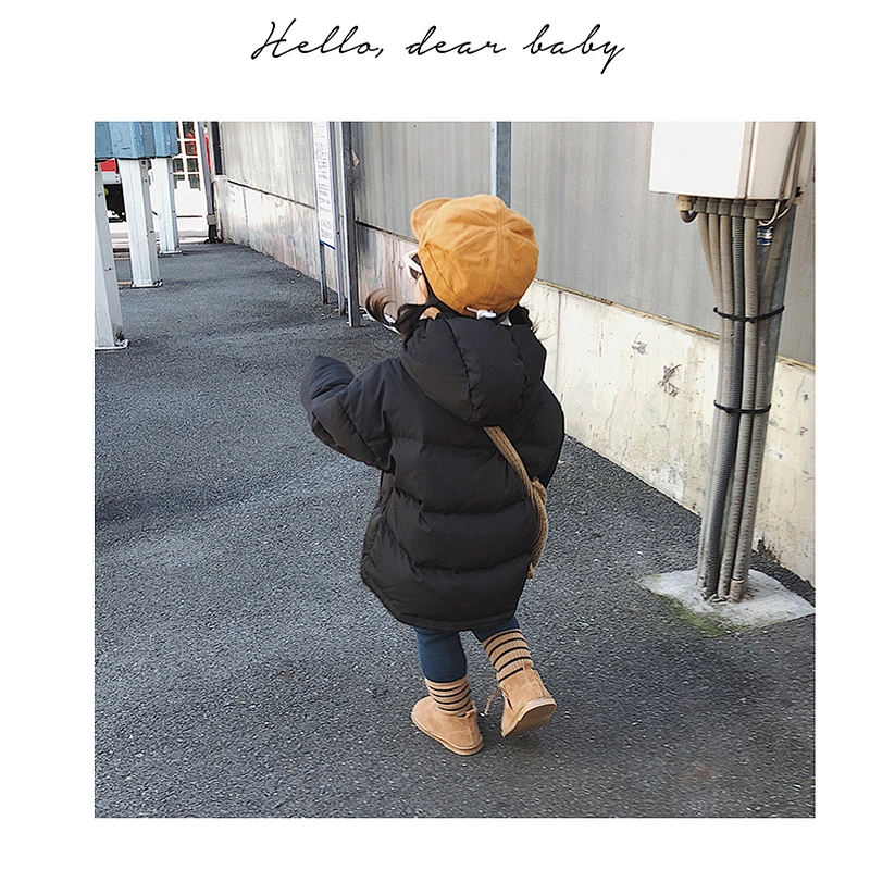 Hoodie Pullover Down Jacket Manufactures Winter Wear Children Clothes Girls