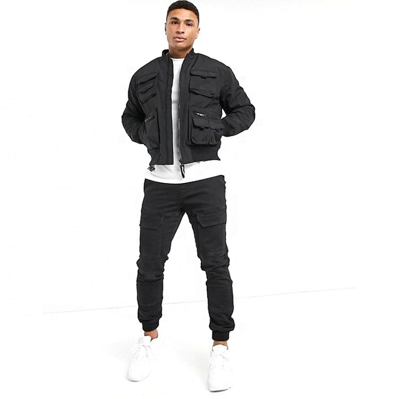 Oem Odm Custom Thin Men Streetwear Bomber Jacket