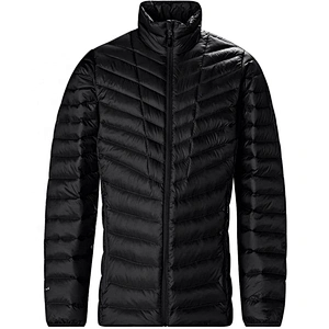 Oem Odm Men Black Puffer Jacket Doudoune Plume Cropped Puffer Feather Down Coat From Ruiniu Factory