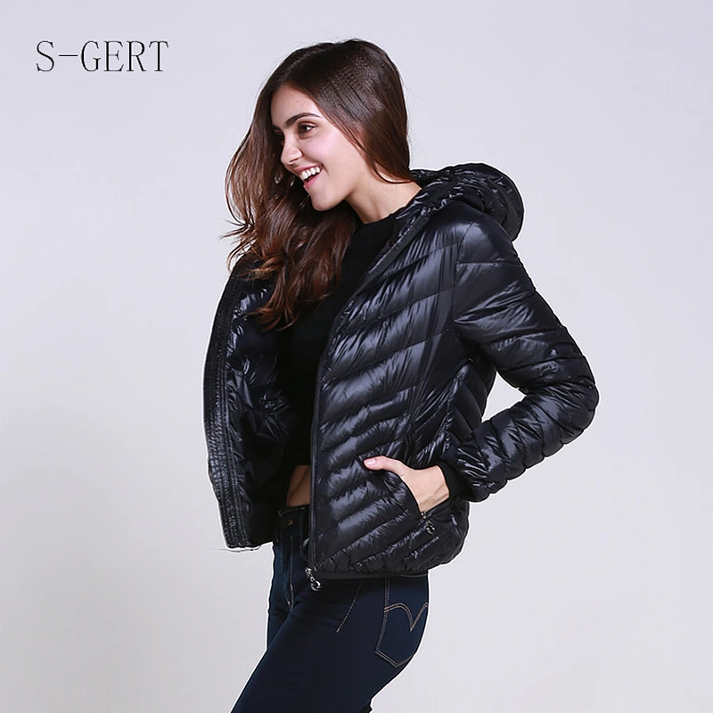 Puffer Down Coat Warm Short Women Ultralight Winter Down Jackets
