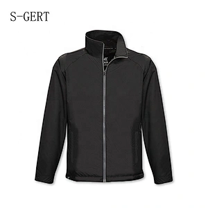 OEM ODM Blank Black Mens Custom Windbreaker Jacket