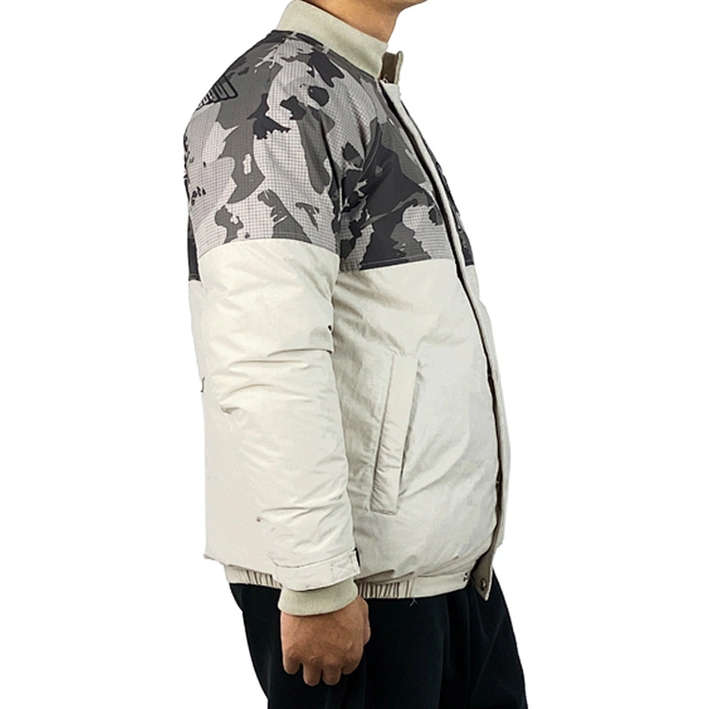 Oem Odm Youth Anti-Wrinkle Customs Short Down Coats Men Winter Jacket From Ruiniu Factory