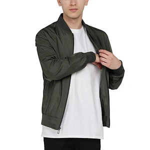 Oem Odm Oem Casual Custom Red Bomber Jacket Men