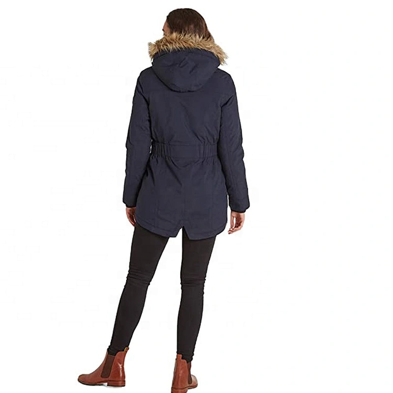Oem Odm Ladies Winter Wears Hooded Puffer Heavy Down Jacket