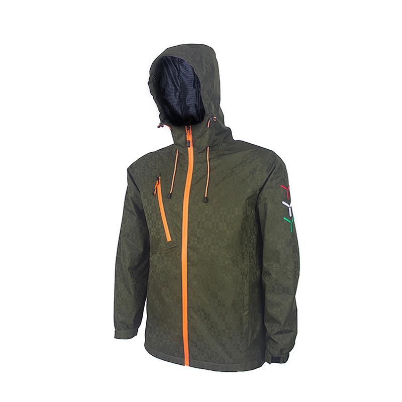 OEM/ODM Army Green Custom Logo Windbreaker Waterproof Breathable Outdoor Activities Jacket