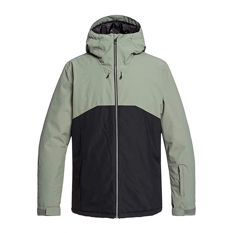 oem odm  1 pieces gray snowboard snow men ski jacket full zip up