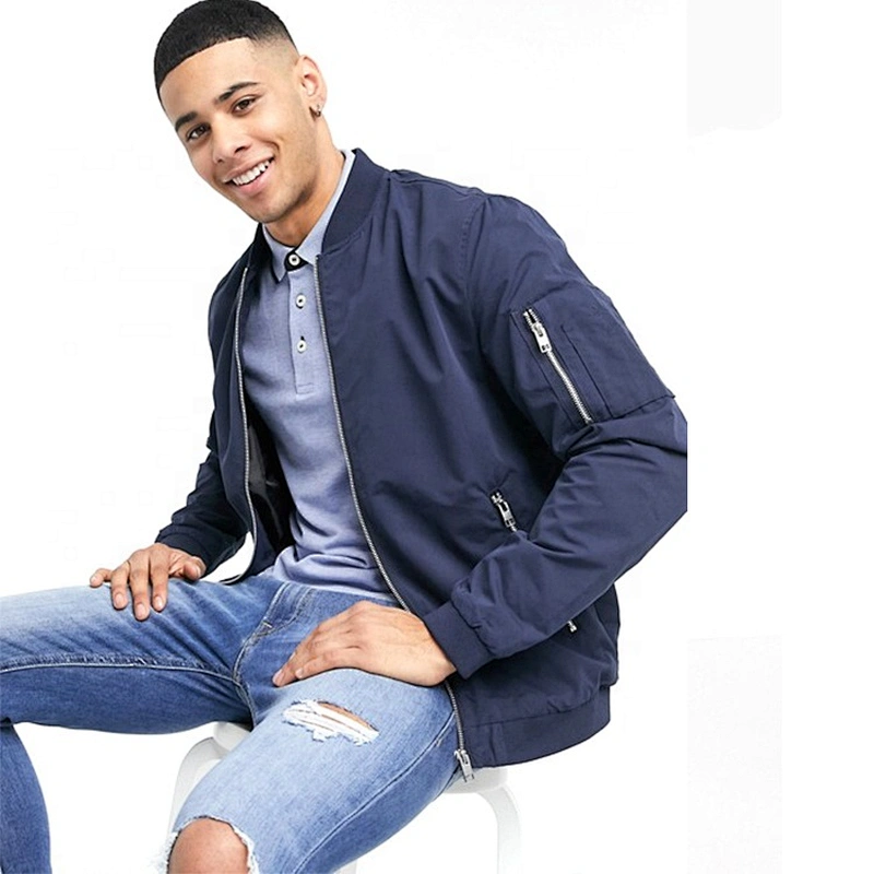 Oem Odm Men'S Jackets & Coats Custom Blank Bomber Jackets Men