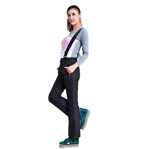 OEM/ODM Fashionable Breathable And Waterproof Ski Black Jumpsuit