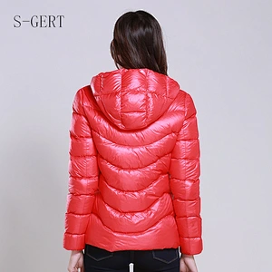 Different Type Short Women Goose Down Feather Jackets Ladies Down Jacket