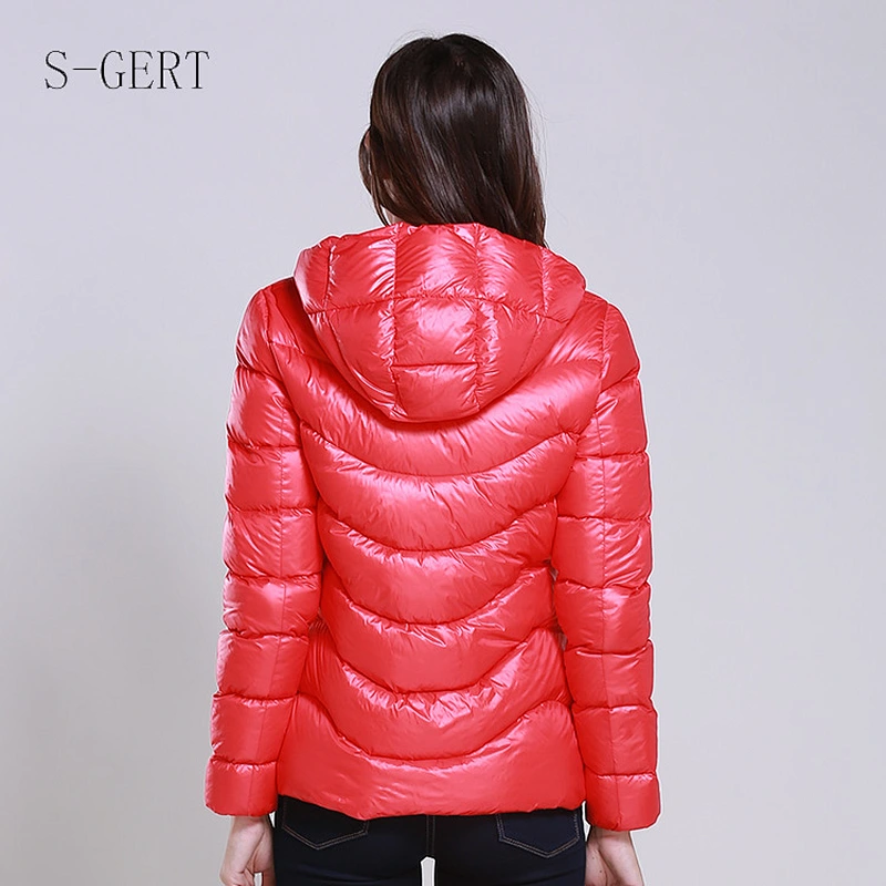 Different Type Short Women Goose Down Feather Jackets Ladies Down Jacket
