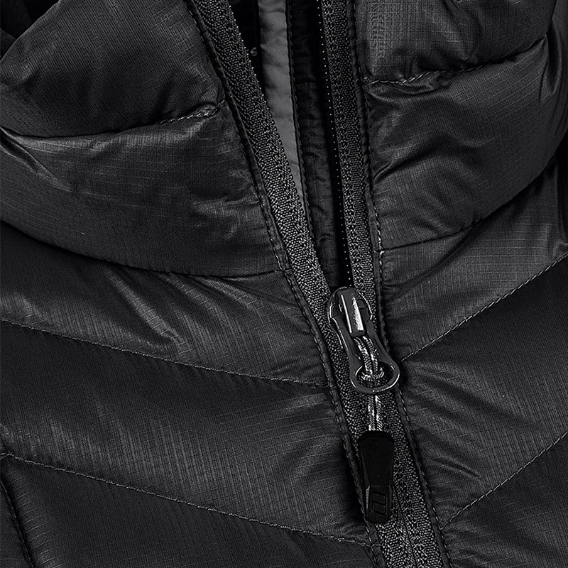 Oem Odm Men Black Puffer Jacket Doudoune Plume Cropped Puffer Feather Down Coat From Ruiniu Factory