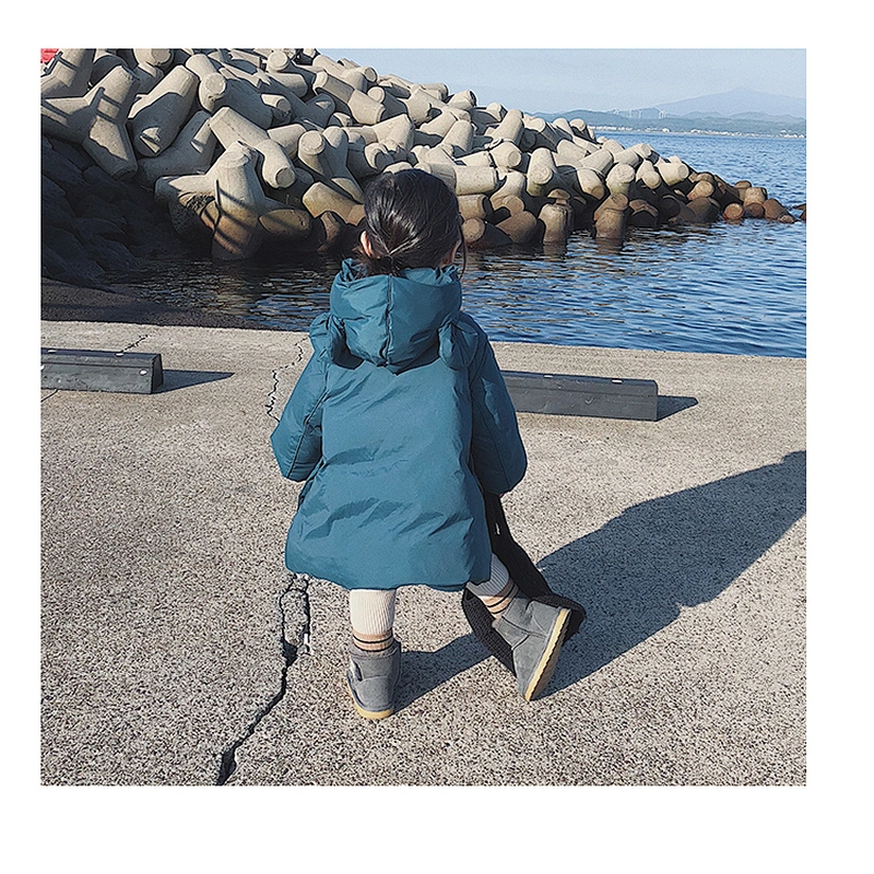 Cute Stock Winter Warm Child Clothes Down Jacket Kids Girl For Children
